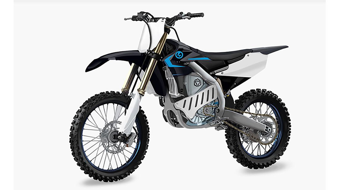 Yamaha electric motocross motorcycle